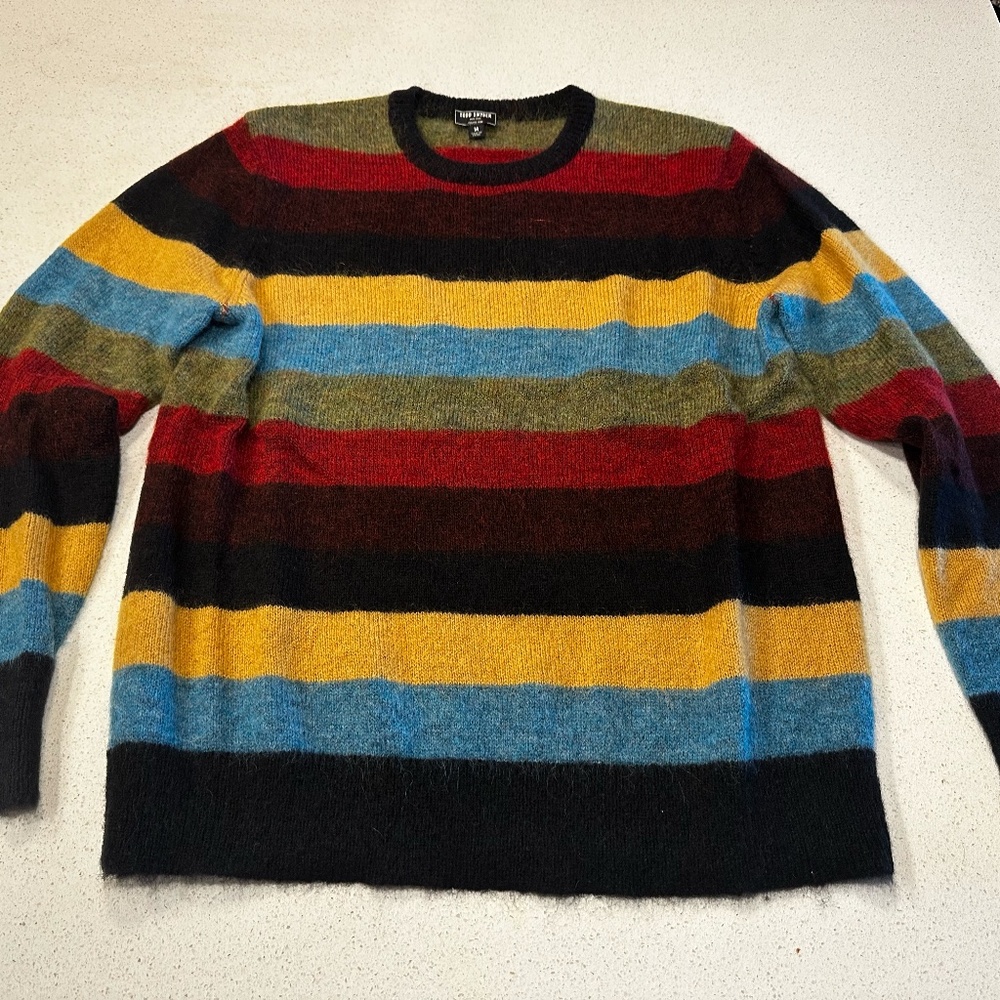 Todd Snyder Mens Mohair Wool Blend Sweater